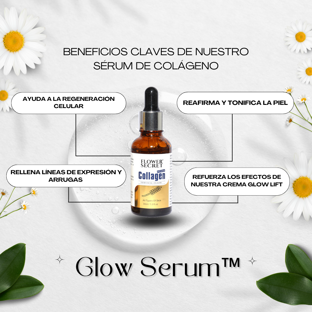 GLOW SERUM™ Serum Facial Exfoliante de Colageno