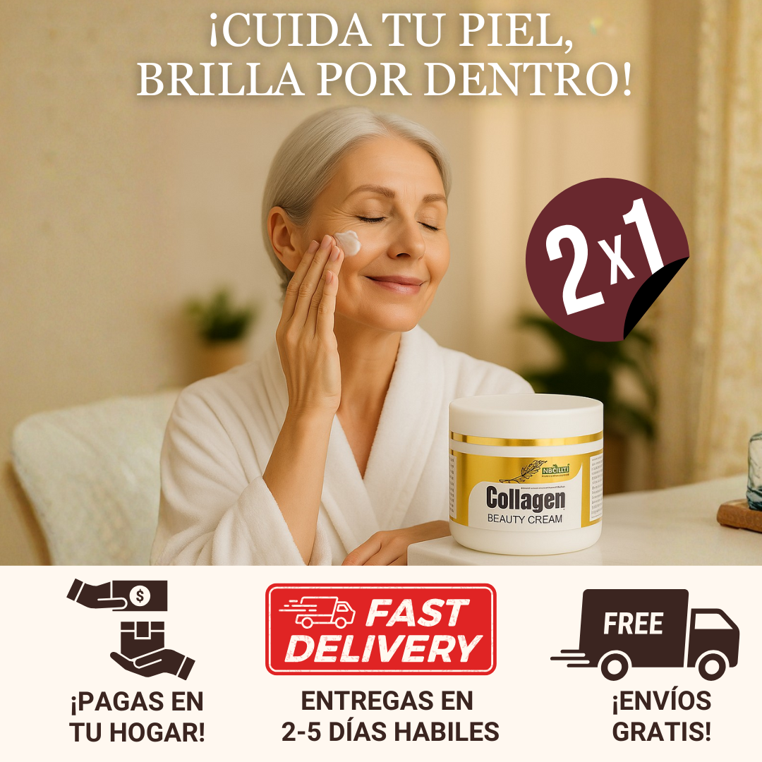 2X1 GLOWLIFT™ Crema Facial de Colágeno